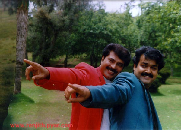mammootty with mohanlal